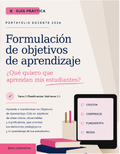 1. Formulación de objetivos