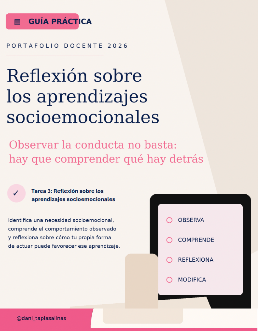 3. Reflexión aprendizajes socioemocionales
